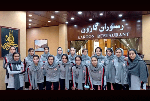 تیم فوتسال بانوان صنعت مس کرمان در پارس اهواز