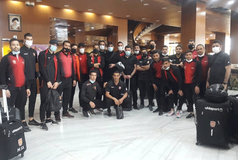 تیم فوتبال شهرخودرو در هتل پارس اهواز