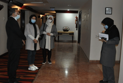 بازدید مدیران شرکت ارکید فارمد از هتل پارس کرمان