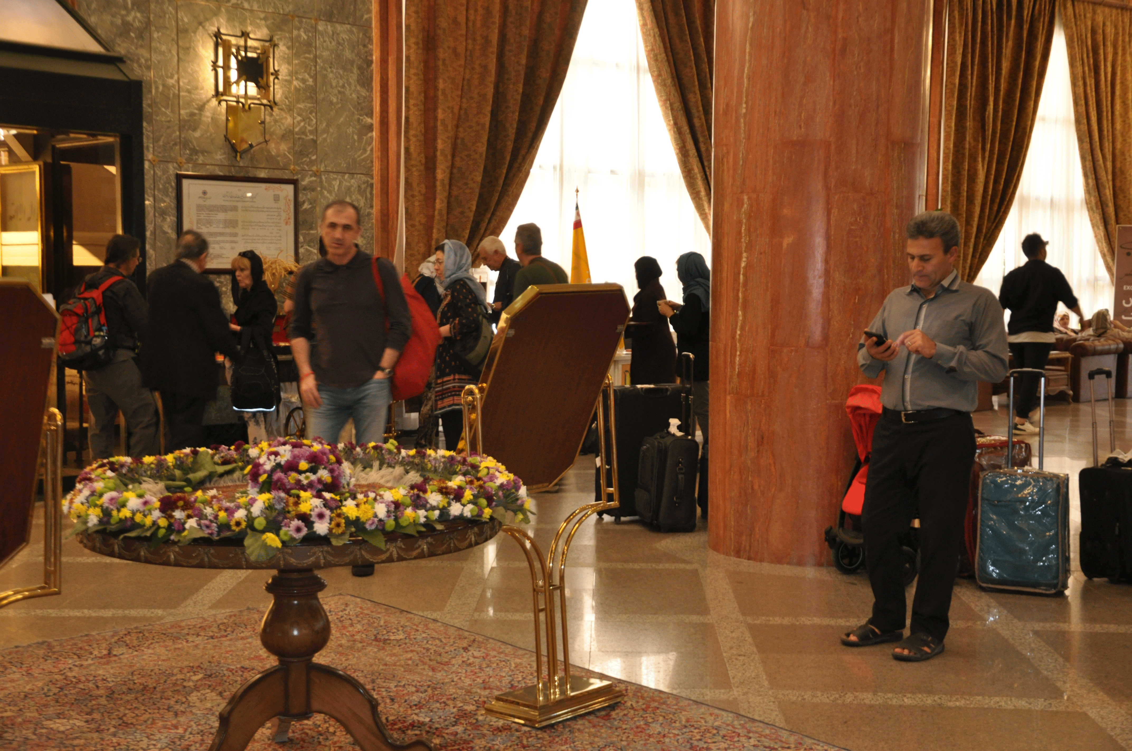 حضور تور اسپانیایی آژانس شهرزاد بال در هتل پارس کرمان