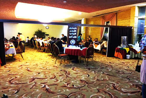 ضیافت افطارشرکت رژین بتن اروند در هتل پارس کاروانسرا آبادان