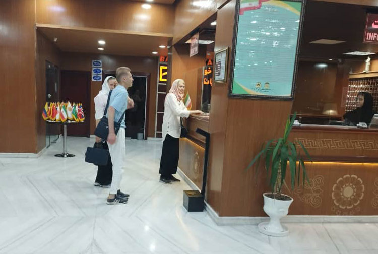 گردشگران روسی در هتل پارس اهواز