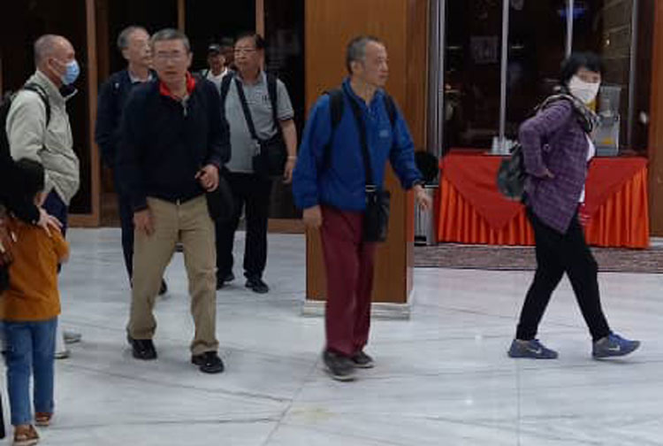 حضور گردشگران چین در هتل پارس