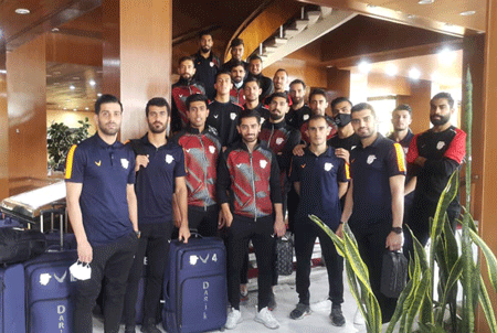 اقامت تیم فوتبال بادران در پارس اهواز