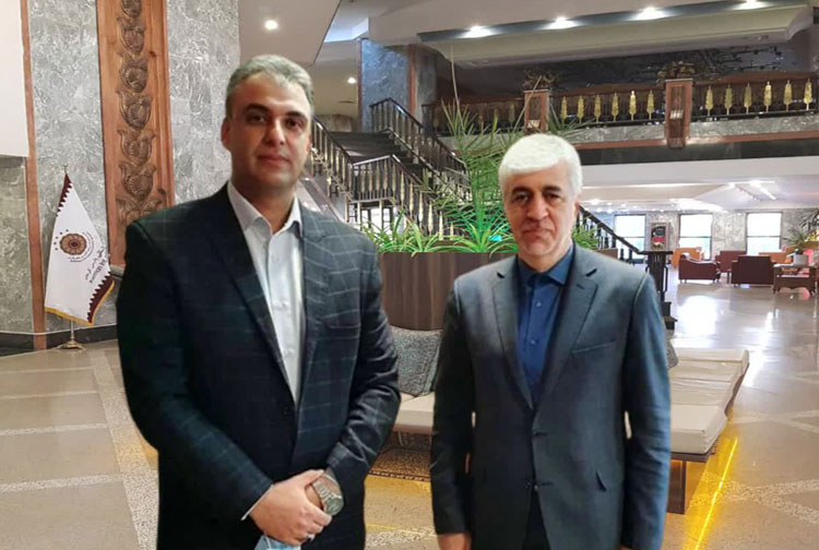 سجادی وزیر ورزش در هتل پارس کرمان